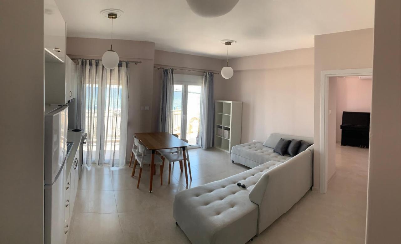 "Breeze" Front To The Sea - Hakidiki Villa Flogita Exteriör bild